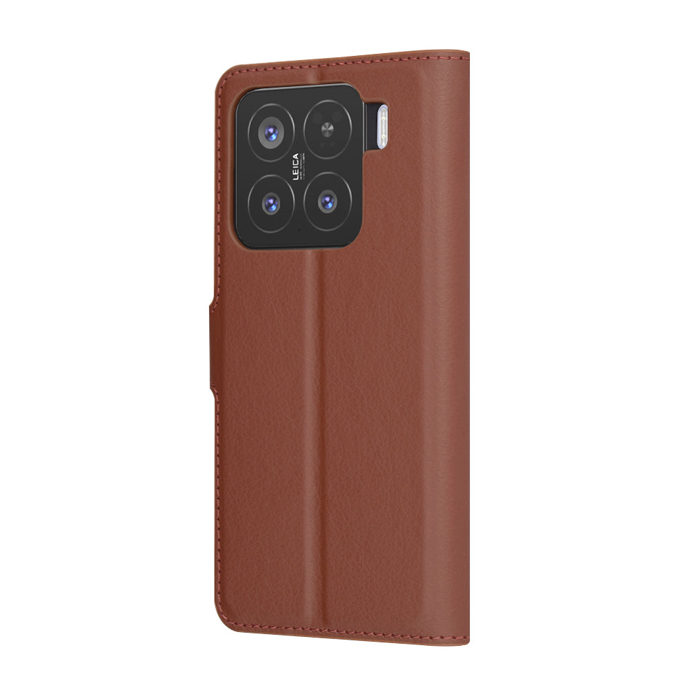 Калъф за Xiaomi 15, Techsuit, Leather Folio, Кафяв