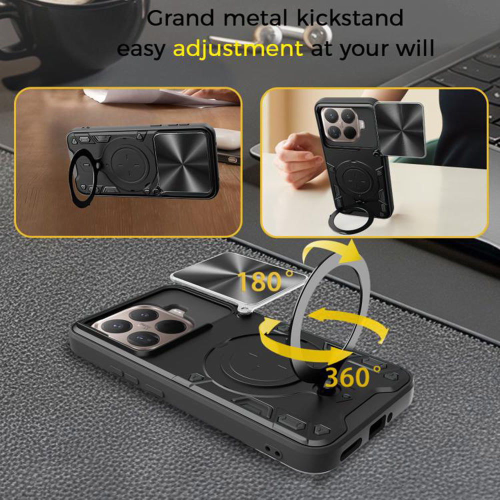 Калъф за Xiaomi 15T Pro, Techsuit, CamGuard Pro, Червен