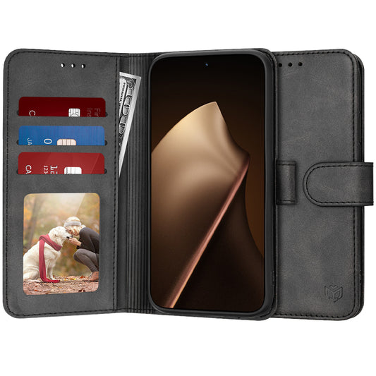 Калъф за Xiaomi 15T Pro, Techsuit, Diary Book, Черен