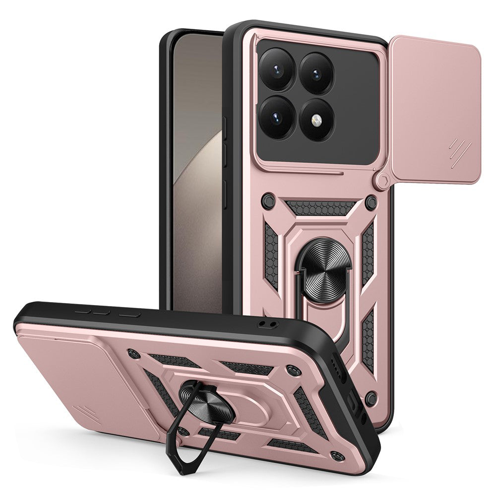 Калъф за Xiaomi 15T, Techsuit, CamShield, Розов