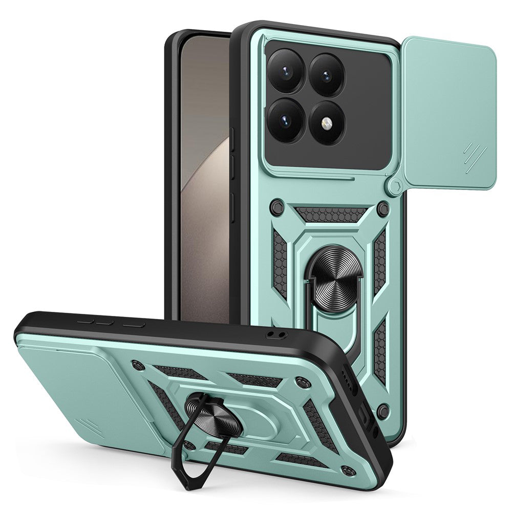 Калъф за Xiaomi 15T, Techsuit, CamShield, Зелен