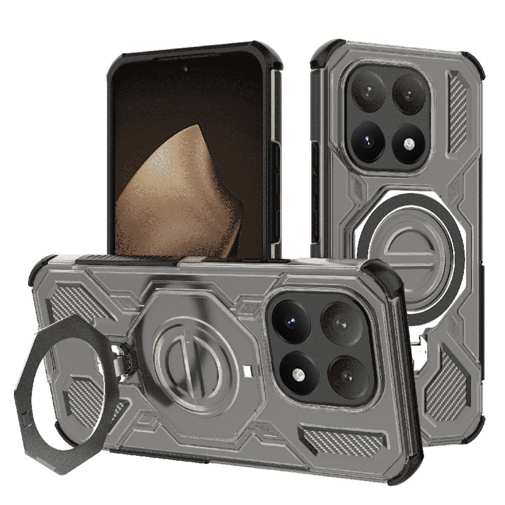 Case for Xiaomi 15T, Techsuit, Carbon Shield Pro, Smoke