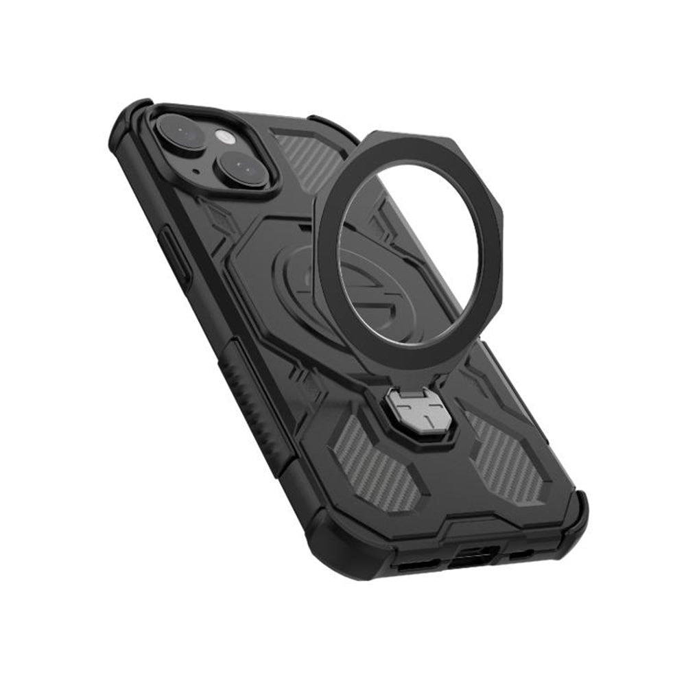 Case for Xiaomi 15T, Techsuit, Carbon Shield Pro, Smoke