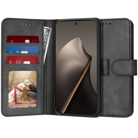 Калъф за Xiaomi 15T, Techsuit, Diary Book, Черен