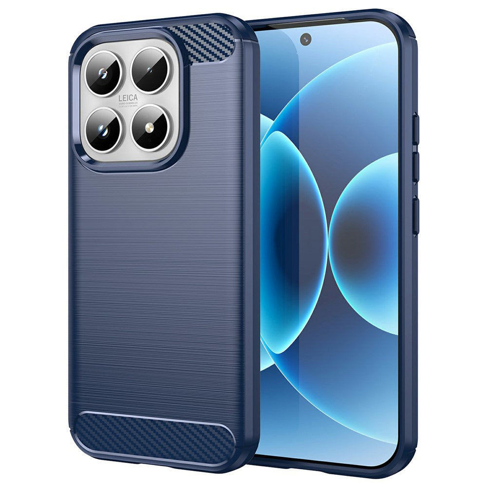 Калъф за Xiaomi 17, Techsuit, Карбон, Син