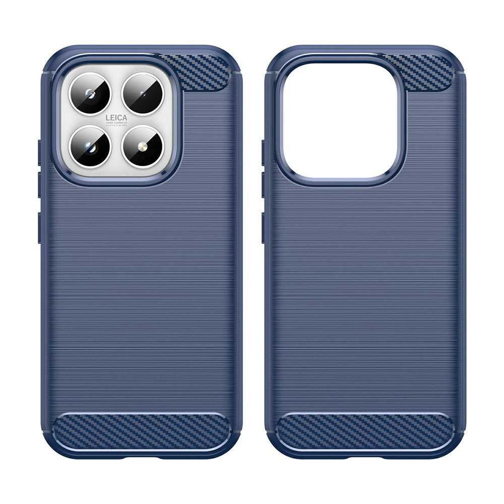 Калъф за Xiaomi 17, Techsuit, Карбон, Син