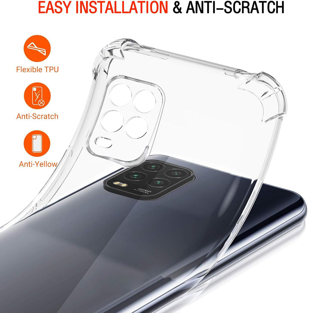 Калъф за Xiaomi Mi 10 Lite 5G, Techsuit, Shockproof Clear, Прозрачен