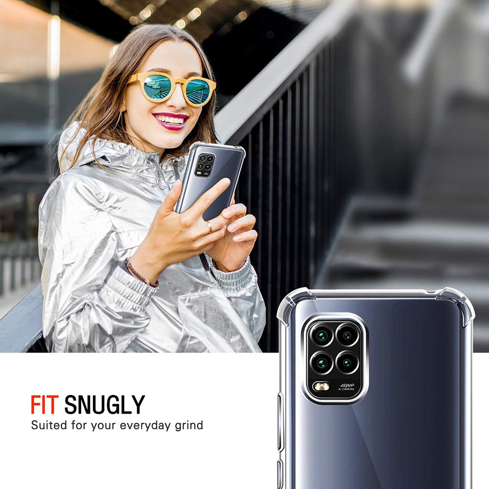 Калъф за Xiaomi Mi 10 Lite 5G, Techsuit, Shockproof Clear, Прозрачен