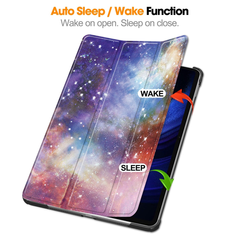 Калъф за Xiaomi Pad 6 / 6 Pro, Techsuit, FoldPro Galaxy, Многоцветен