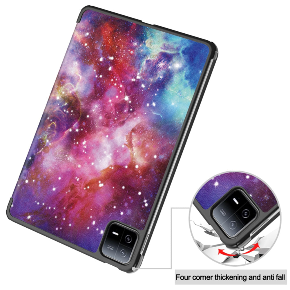 Калъф за Xiaomi Pad 6 / 6 Pro, Techsuit, FoldPro Galaxy, Многоцветен