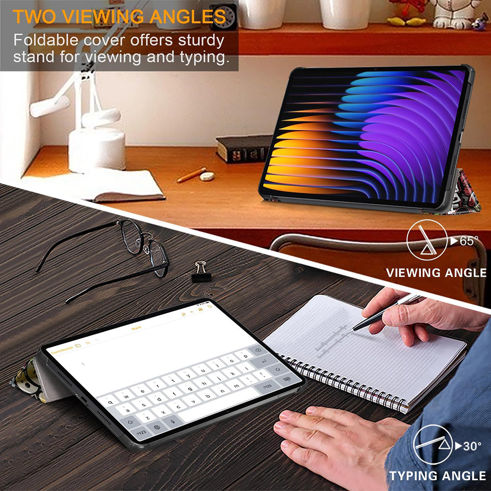 Калъф за Xiaomi Pad 7 / 7 Pro, Techsuit, FoldPro Galaxy, Многоцветен