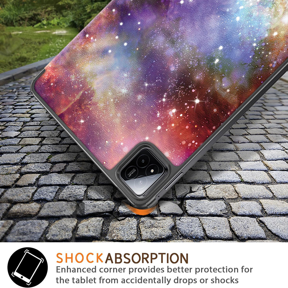 Калъф за Xiaomi Pad 7 / 7 Pro, Techsuit, FoldPro Galaxy, Многоцветен