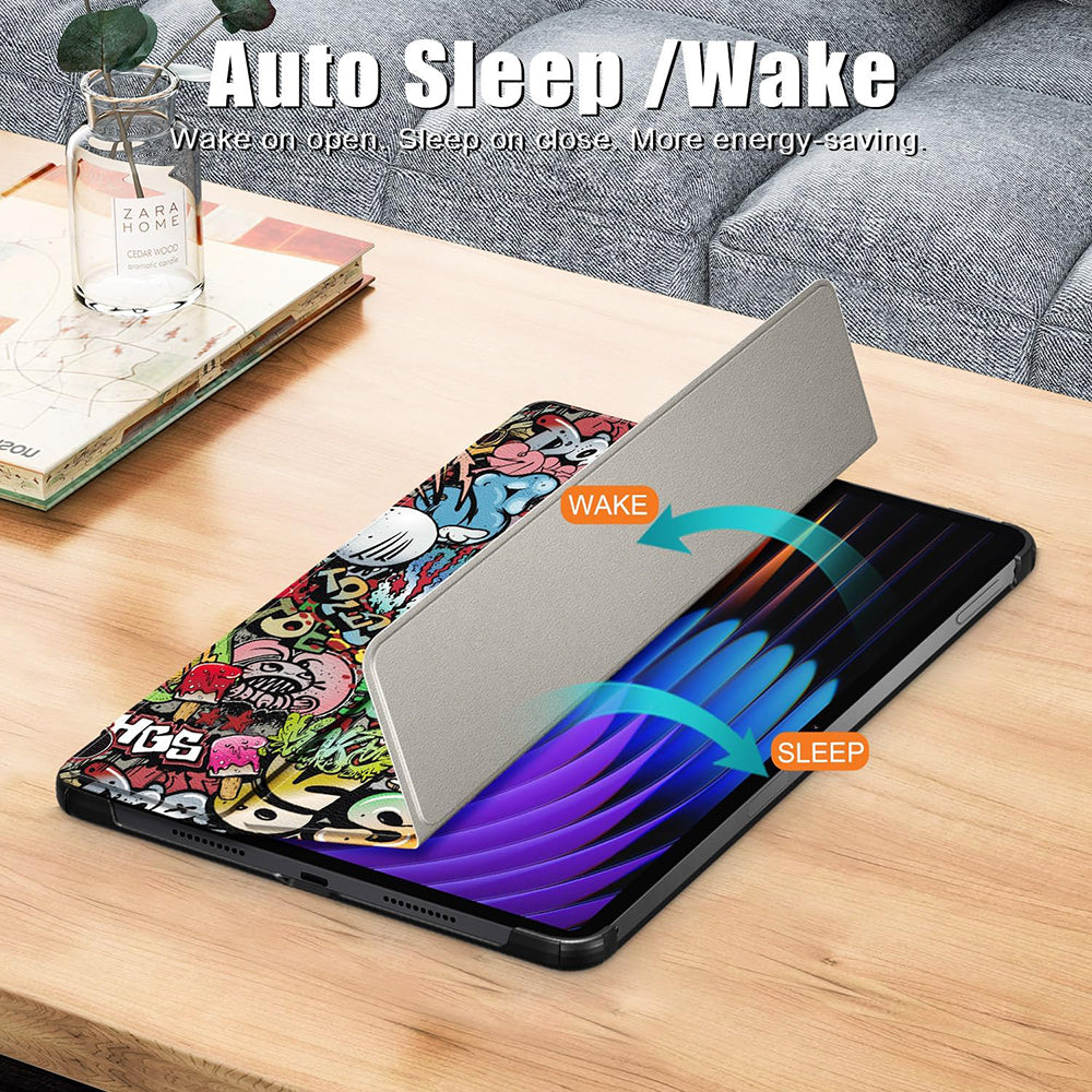 Калъф за Xiaomi Pad 7 / 7 Pro, Techsuit, FoldPro Urban Vibe, Многоцветен