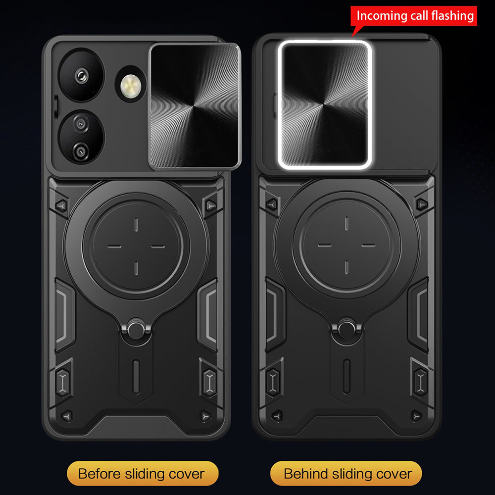 Калъф за Xiaomi Poco C65 / Redmi 13C, Techsuit, CamGuard Pro, Черен