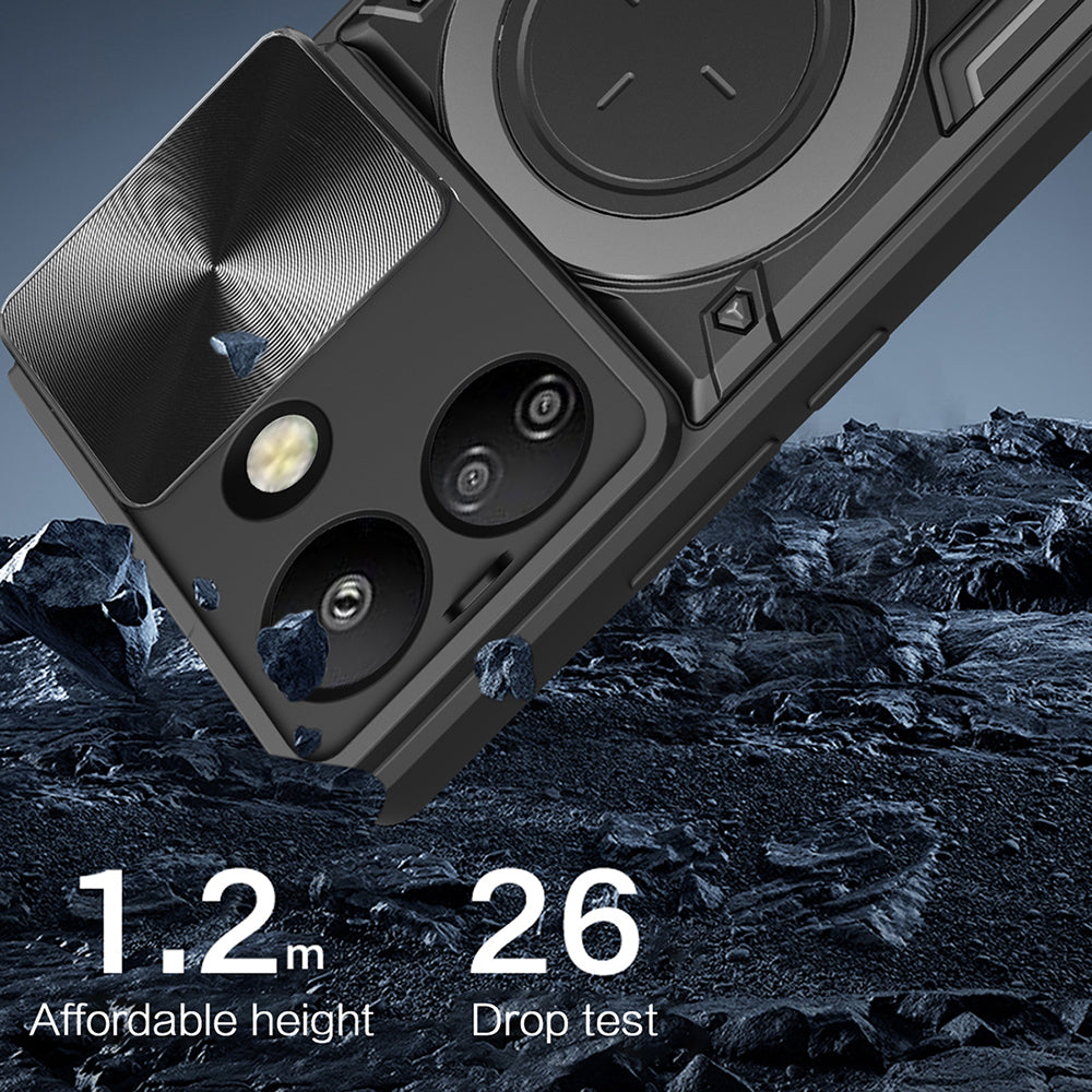 Калъф за Xiaomi Poco C65 / Redmi 13C, Techsuit, CamGuard Pro, Черен