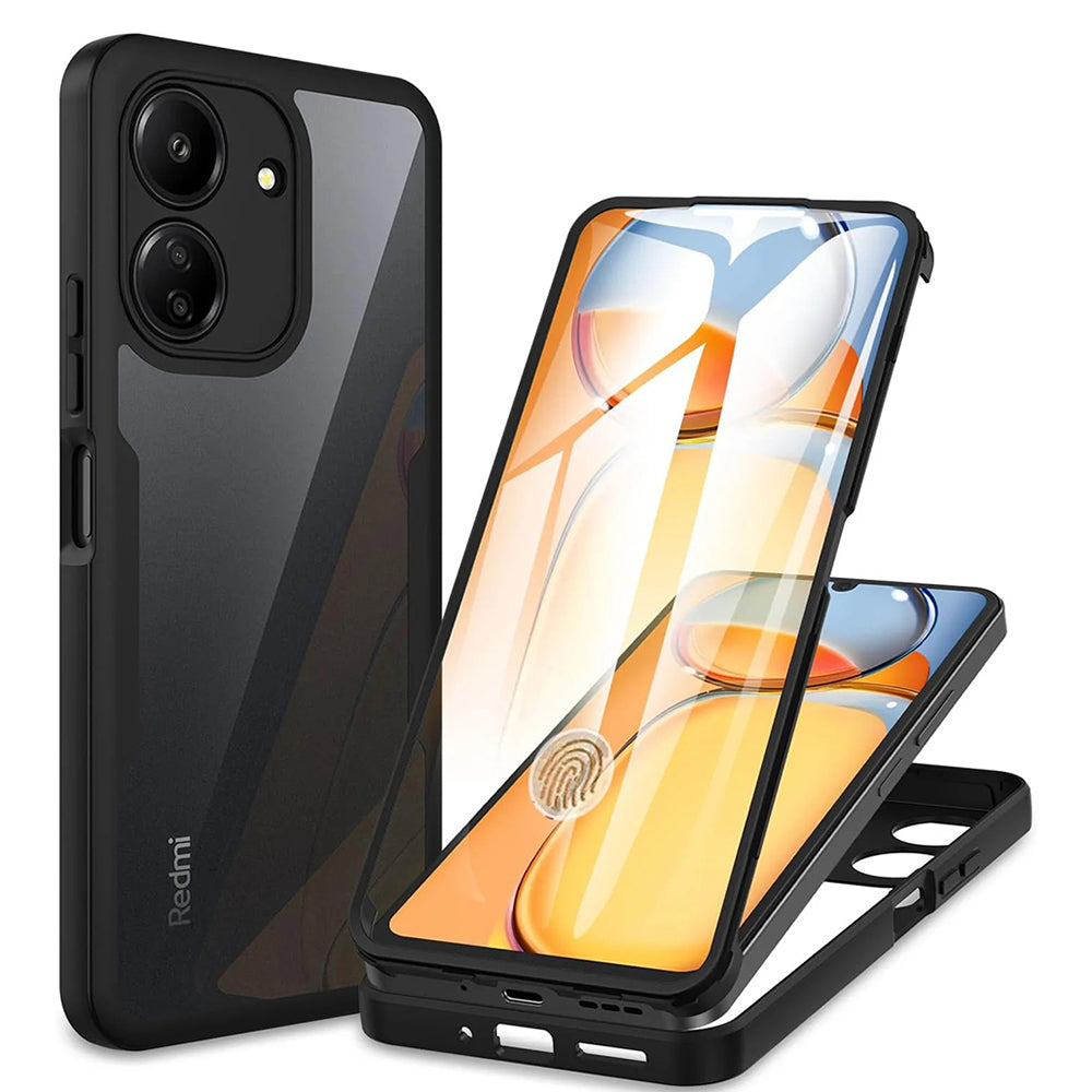 Калъф за Xiaomi Poco C65 / Redmi 13C, Techsuit, ColorVerse 360, Черен
