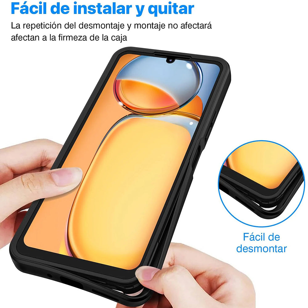 Калъф за Xiaomi Poco C65 / Redmi 13C, Techsuit, ColorVerse 360, Черен