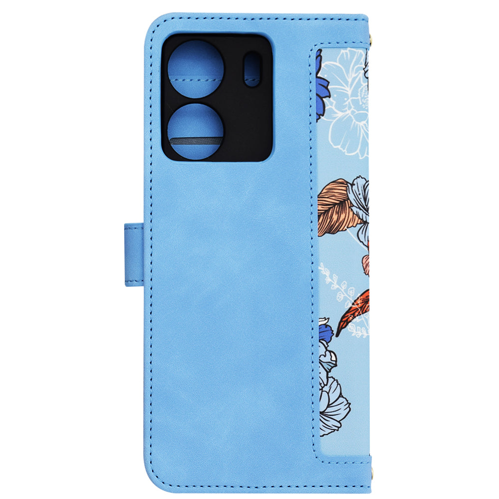 Калъф за Xiaomi Poco C65 / Redmi 13C, Techsuit, FlipCraft, Син