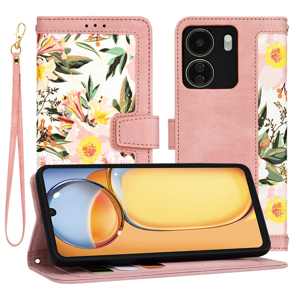 Калъф за Xiaomi Poco C65 / Redmi 13C, Techsuit, FlipCraft, Розов