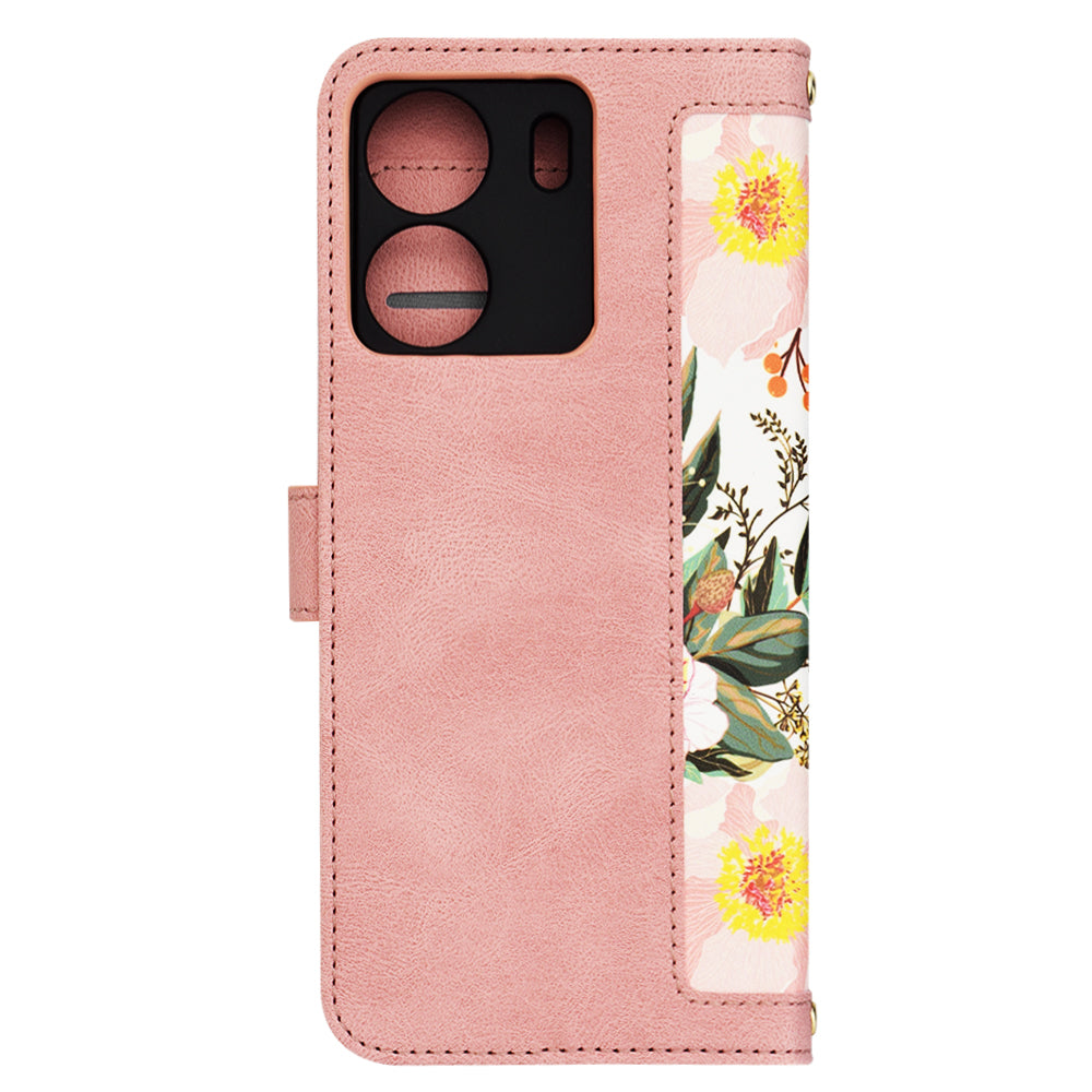Калъф за Xiaomi Poco C65 / Redmi 13C, Techsuit, FlipCraft, Розов