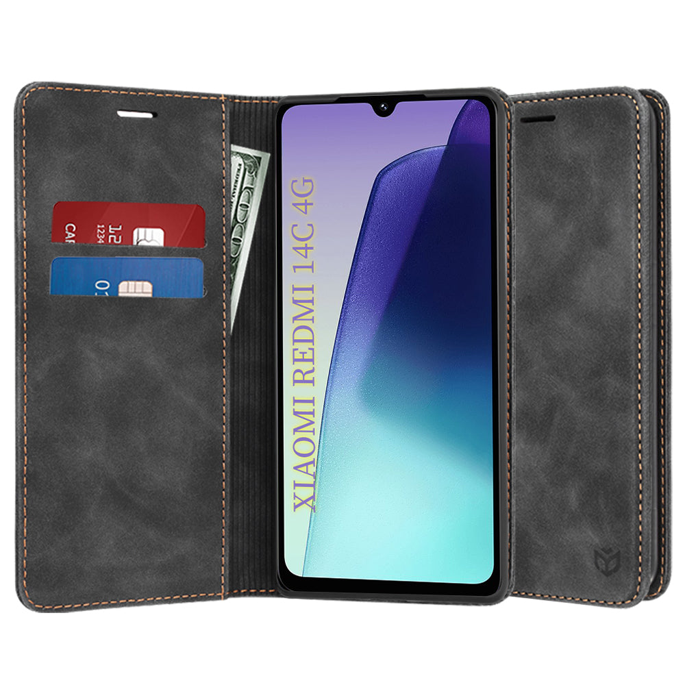Калъф за Xiaomi Poco C75 / Redmi 14C, Techsuit, Confy, Черен
