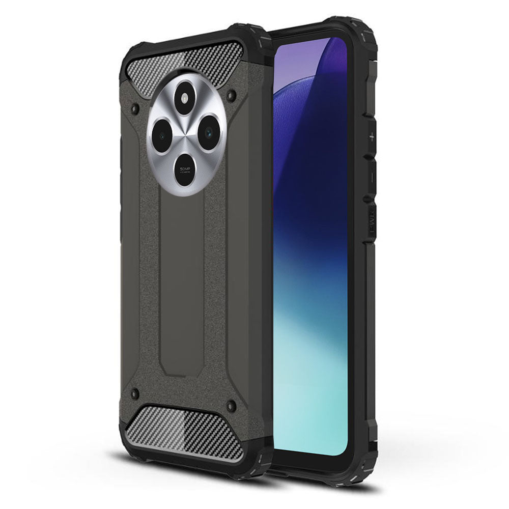 Калъф за Xiaomi Poco C75 / Redmi 14C, Techsuit, Hybrid Armor, Черен
