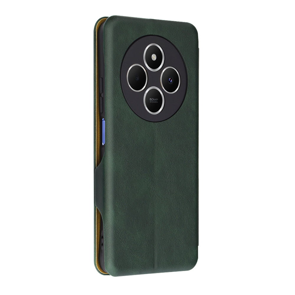 Калъф за Xiaomi Poco C75 / Redmi 14C, Techsuit, Safe Wallet Plus, Зелен