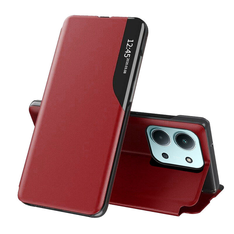 Калъф за Xiaomi Poco C85 4G / Redmi 15C 5G / 15C 4G, Techsuit, eFold, Червен