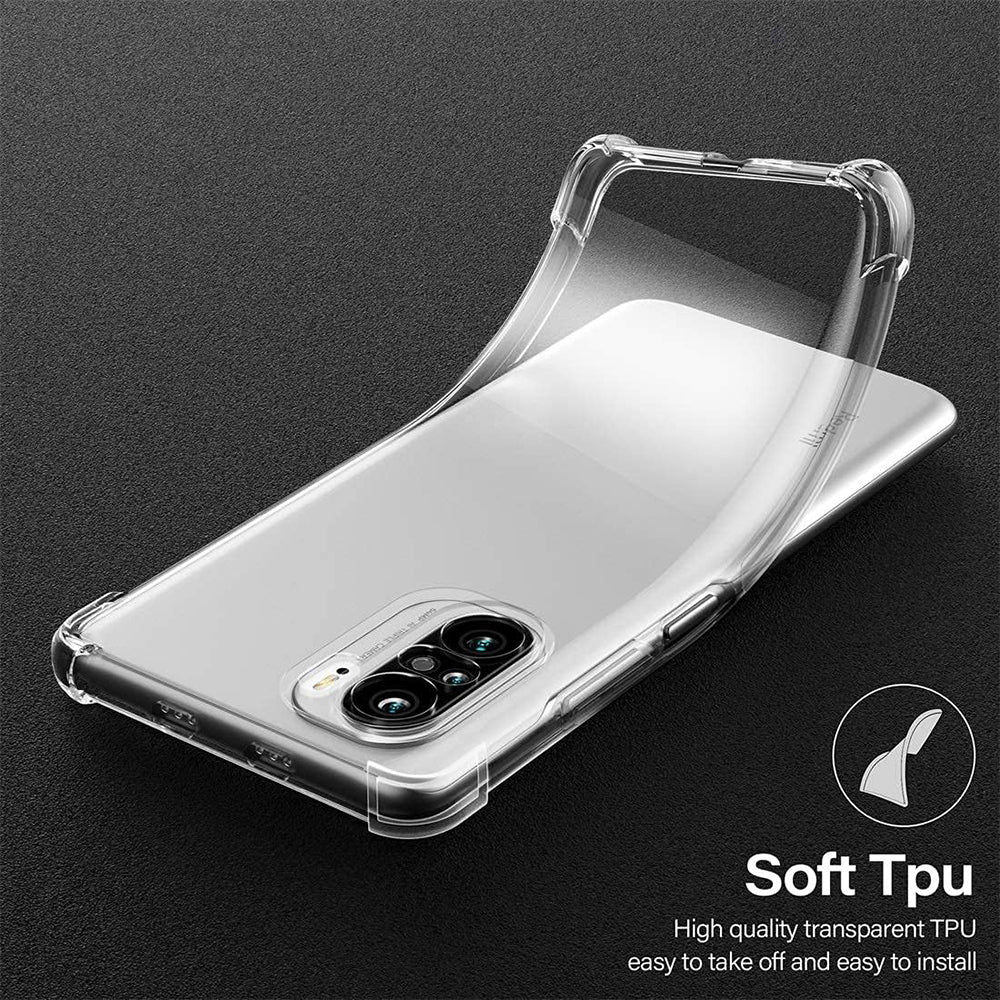 Калъф за Xiaomi Poco F3 / Mi 11i, Techsuit, противоударен прозрачен, прозрачен