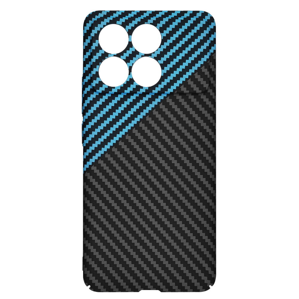Калъф за Xiaomi Poco F6 Pro, Techsuit, Carbonite FiberShell, Черно Синьо