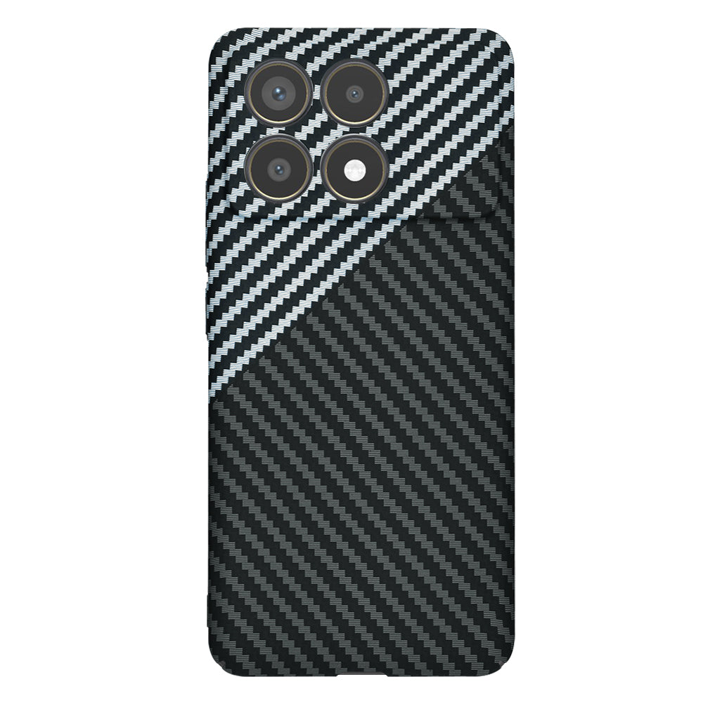 Калъф за Xiaomi Poco F6 Pro, Techsuit, Carbonite FiberShell, Черно Сиво
