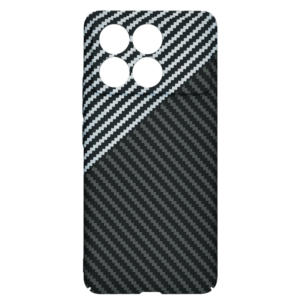 Калъф за Xiaomi Poco F6 Pro, Techsuit, Carbonite FiberShell, Черно Сиво