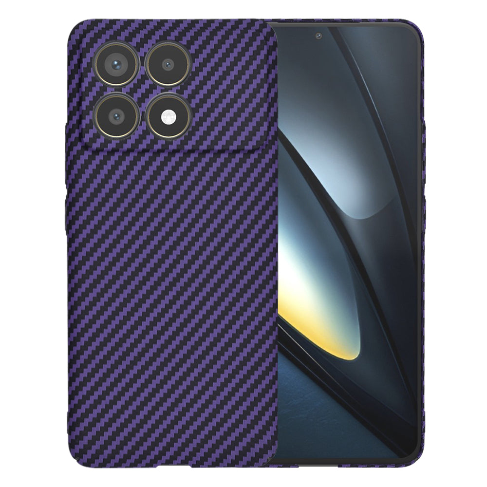 Калъф за Xiaomi Poco F6 Pro, Techsuit, Carbonite FiberShell, Лилав