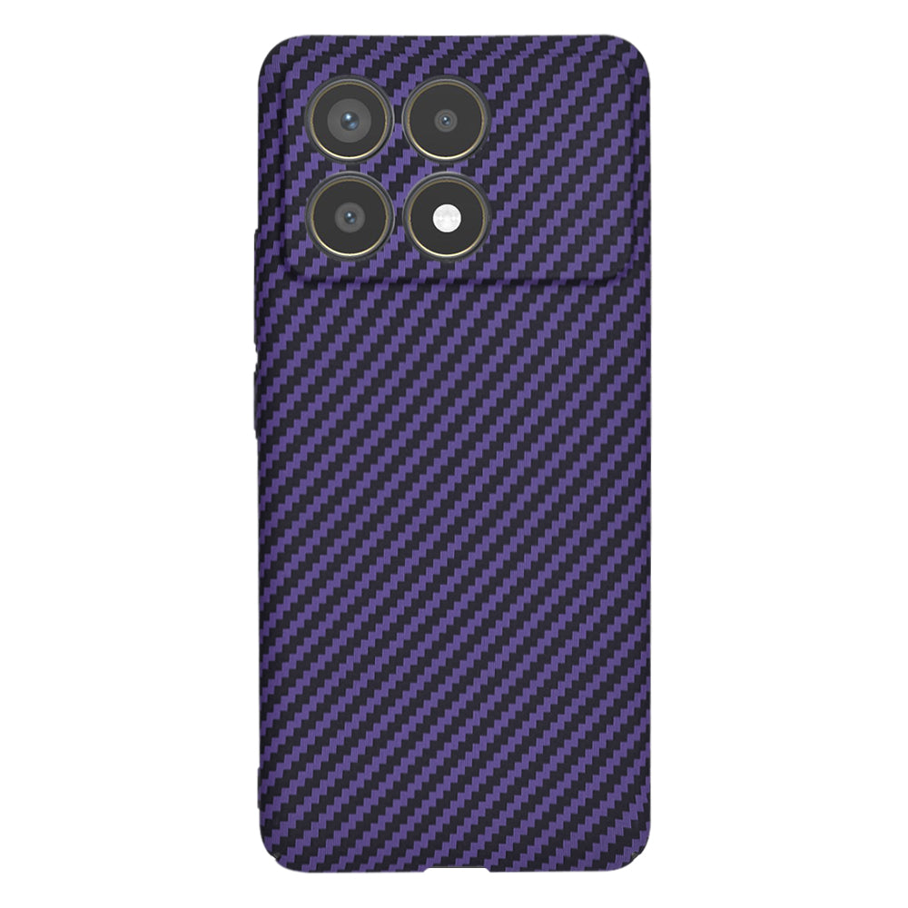Калъф за Xiaomi Poco F6 Pro, Techsuit, Carbonite FiberShell, Лилав