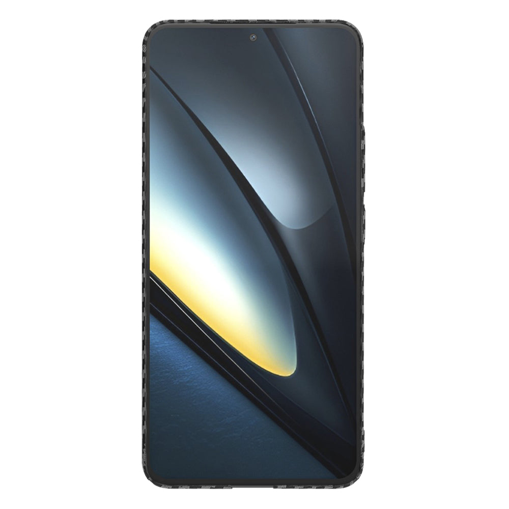 Калъф за Xiaomi Poco F6 Pro, Techsuit, Carbonite FiberShell, Черен