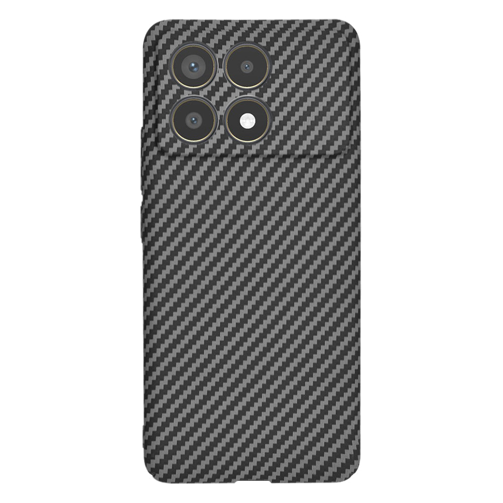 Калъф за Xiaomi Poco F6 Pro, Techsuit, Carbonite FiberShell, Черен