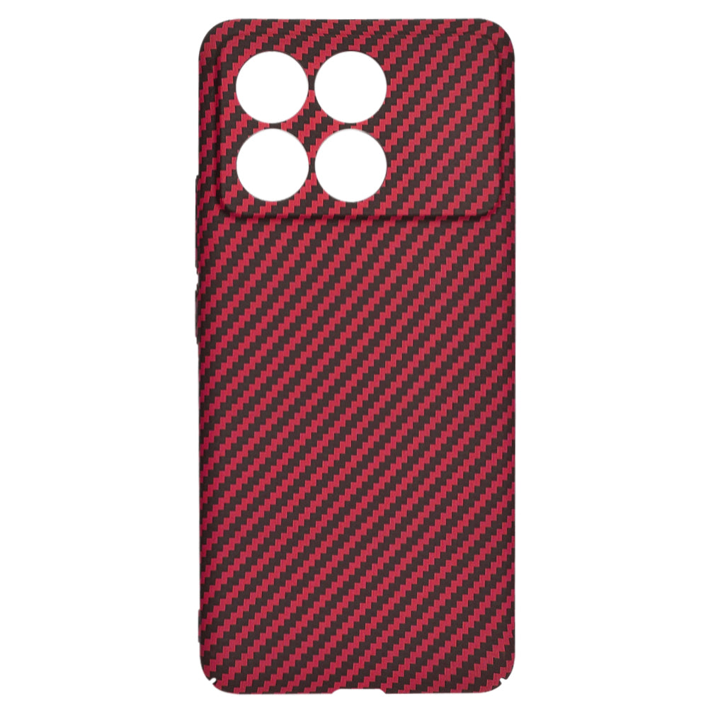 Калъф за Xiaomi Poco F6 Pro, Techsuit, Carbonite FiberShell, Червен