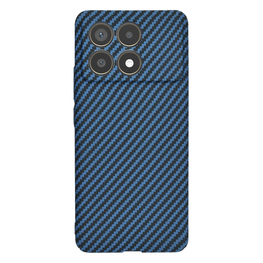 Калъф за Xiaomi Poco F6 Pro, Techsuit, Carbonite FiberShell, тюркоаз