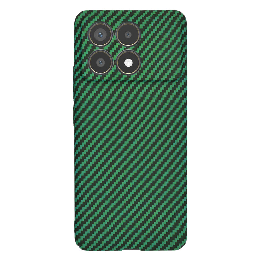 Калъф за Xiaomi Poco F6 Pro, Techsuit, Carbonite FiberShell, Зелен