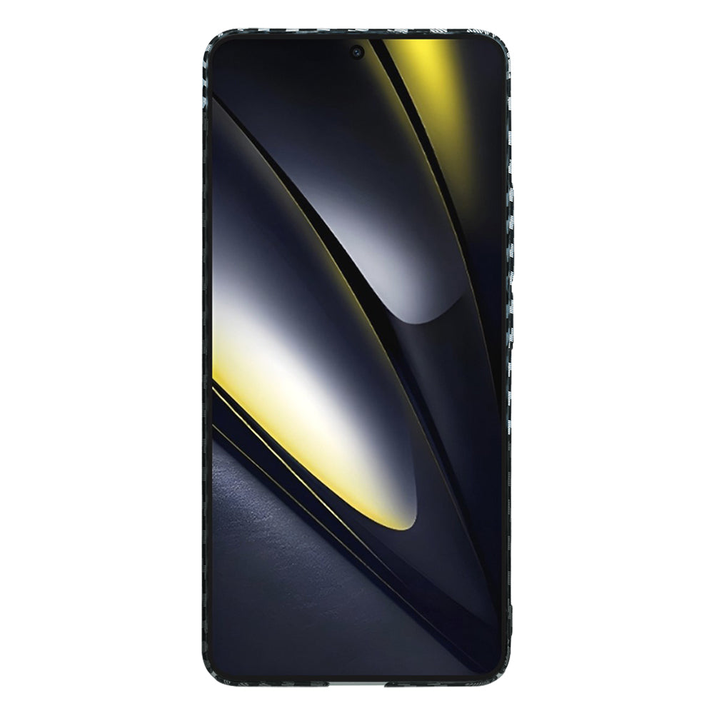 Калъф за Xiaomi Poco F6, Techsuit, Carbonite FiberShell, Черно Сиво
