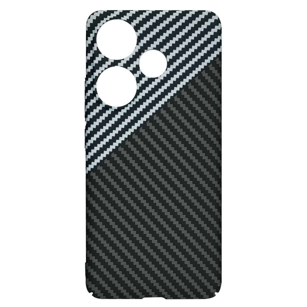 Калъф за Xiaomi Poco F6, Techsuit, Carbonite FiberShell, Черно Сиво