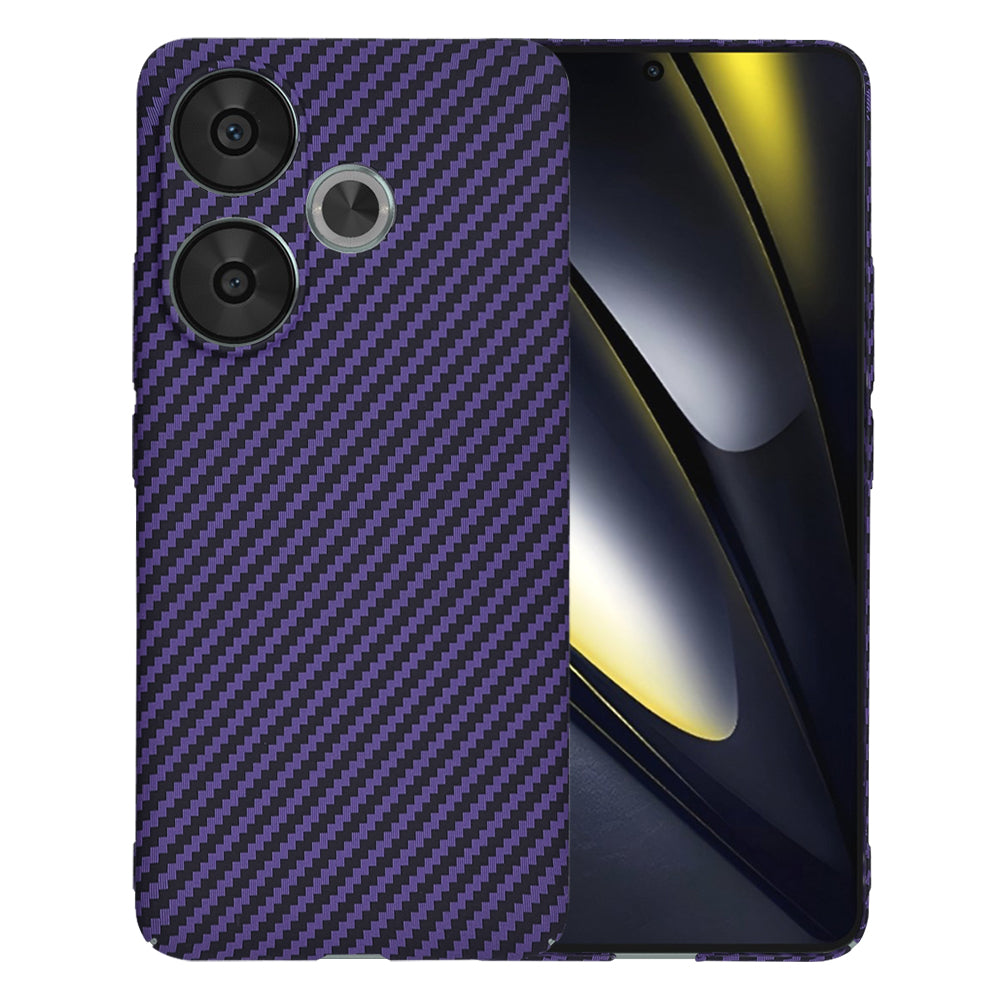 Калъф за Xiaomi Poco F6, Techsuit, Carbonite FiberShell, Лилав