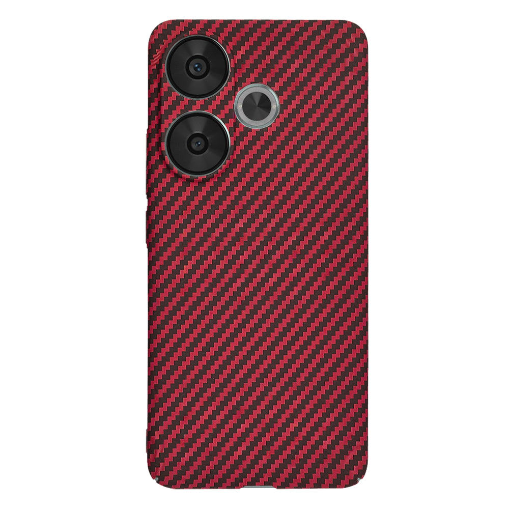 Калъф за Xiaomi Poco F6, Techsuit, Carbonite FiberShell, Червен
