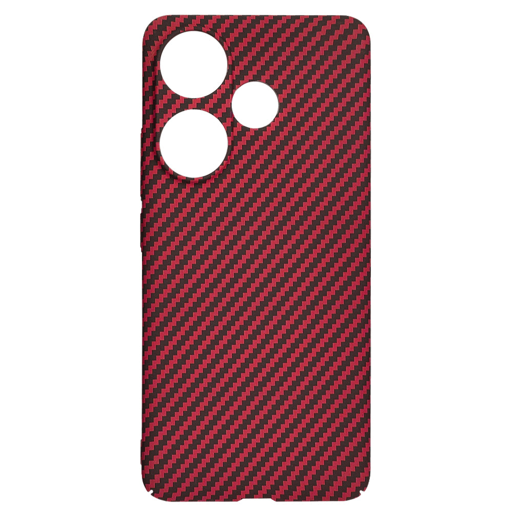 Калъф за Xiaomi Poco F6, Techsuit, Carbonite FiberShell, Червен