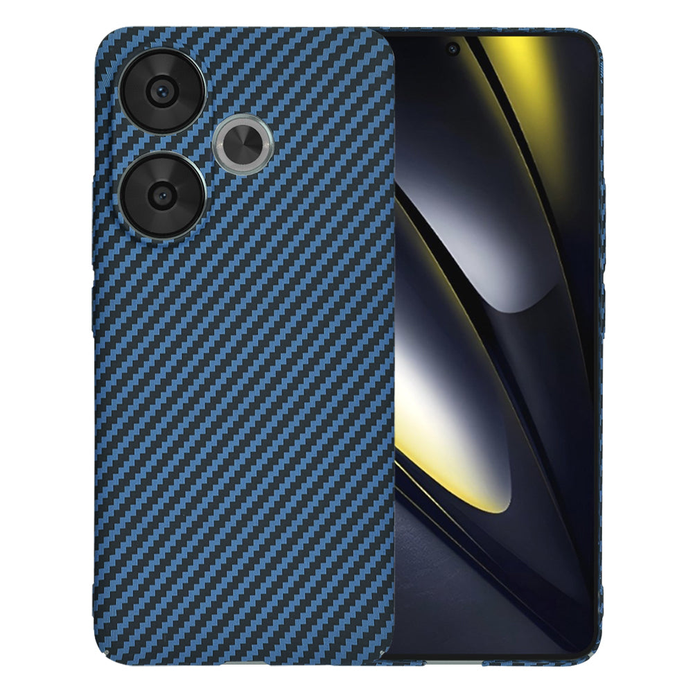 Калъф за Xiaomi Poco F6, Techsuit, Carbonite FiberShell, Тюркоаз