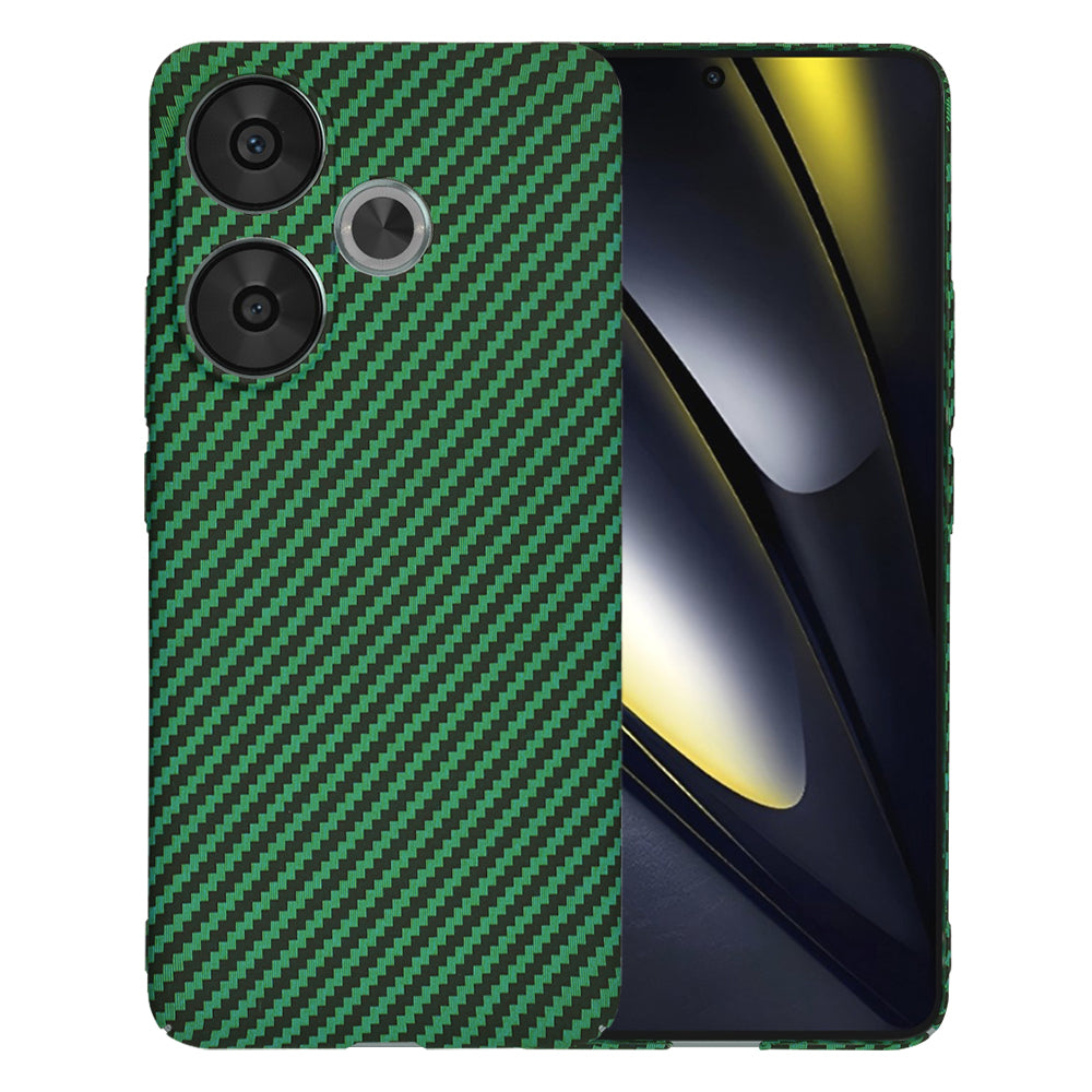 Калъф за Xiaomi Poco F6, Techsuit, Carbonite FiberShell, Зелен