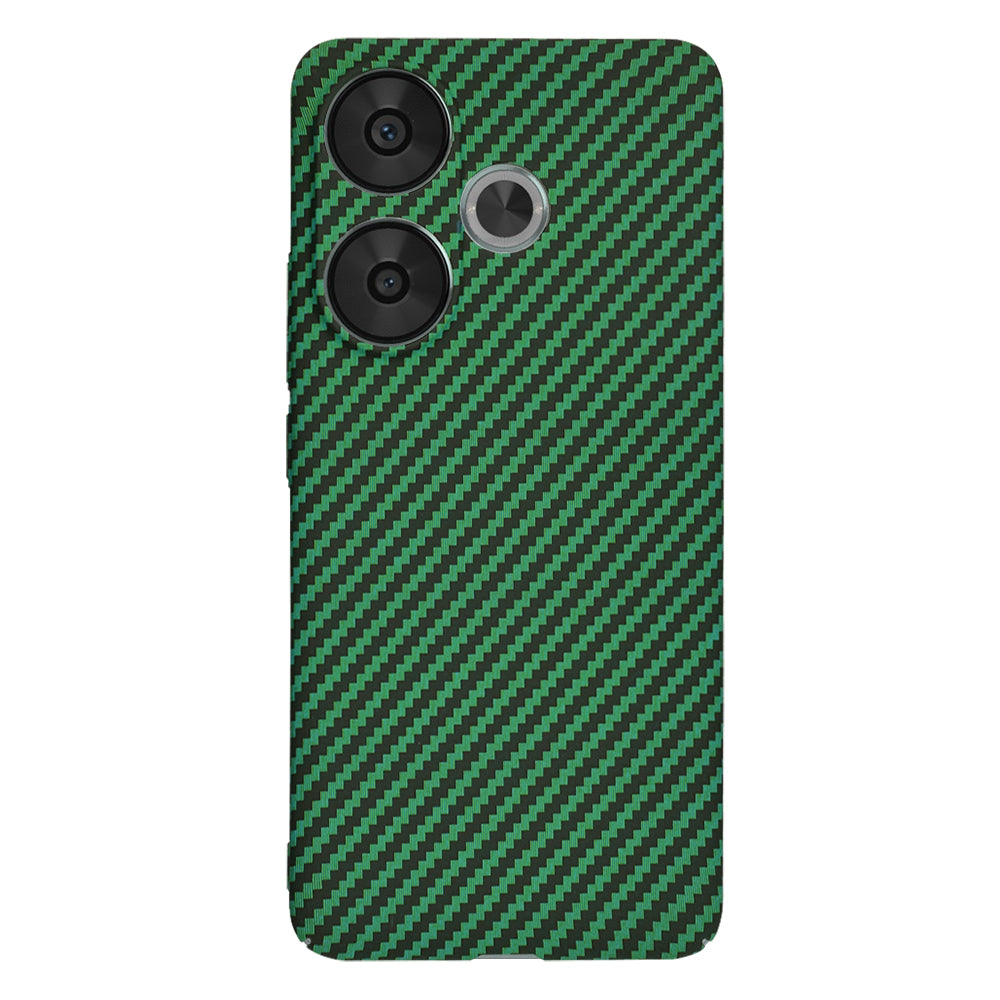 Калъф за Xiaomi Poco F6, Techsuit, Carbonite FiberShell, Зелен