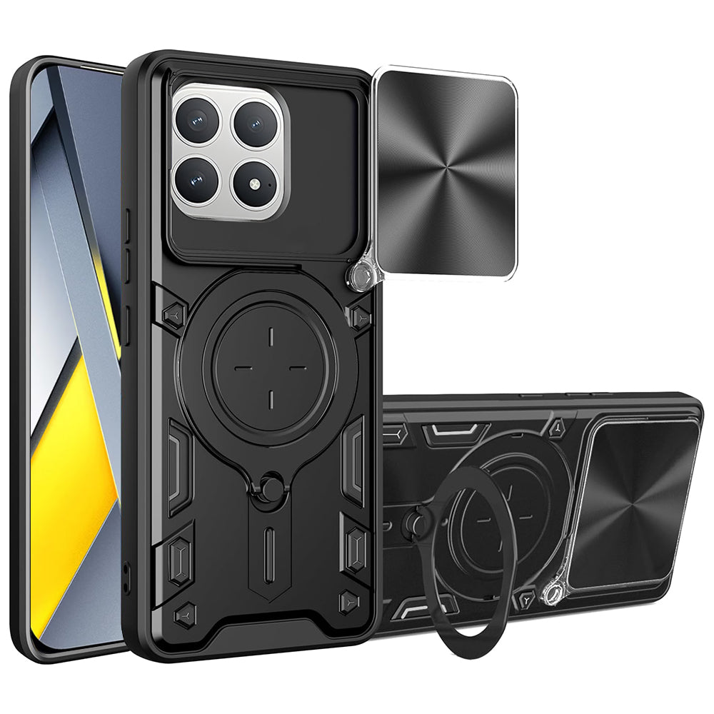 Калъф за Xiaomi Poco F8 Pro, Techsuit, CamGuard Pro, Черен