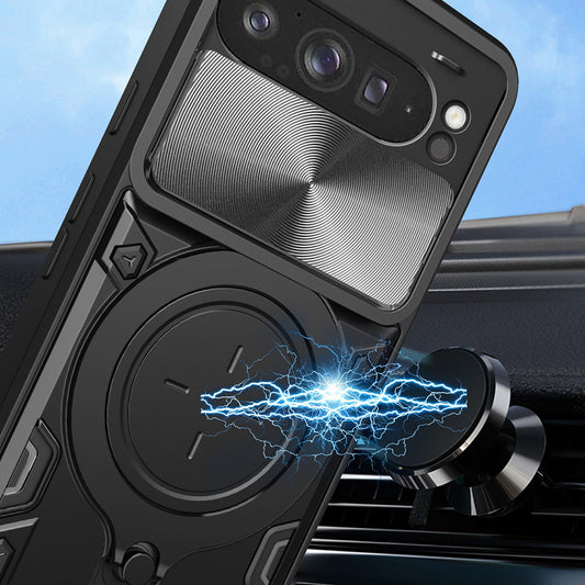 Калъф за Xiaomi Poco F8 Pro, Techsuit, CamGuard Pro, Черен