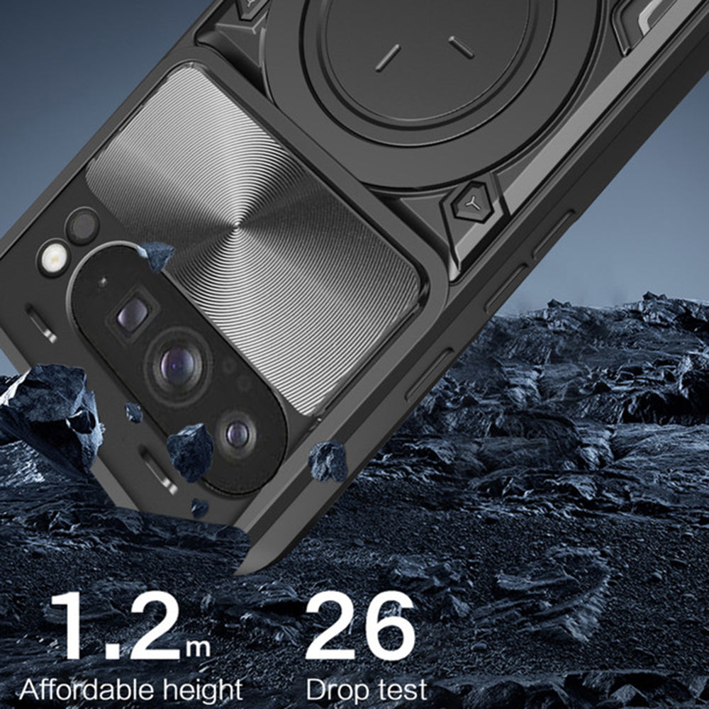 Калъф за Xiaomi Poco F8 Pro, Techsuit, CamGuard Pro, Черен